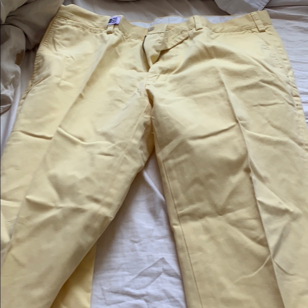 Yellow chinos